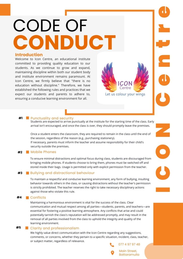 code of conduct